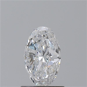 Picture of Natural Diamond 1.02 Carats, Oval with  Cut, D Color, I1 Clarity and Certified by GIA