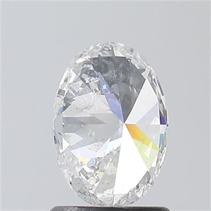Picture of Natural Diamond 1.05 Carats, Oval with  Cut, E Color, I1 Clarity and Certified by GIA