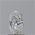 Natural Diamond 1.00 Carats, Oval with  Cut, F Color, SI2 Clarity and Certified by GIA