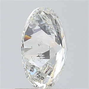 Foto Diamante Natural 1.00 quilates, Ovalado , Color I, claridad I1 y certificado GIA de
