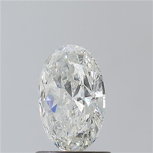 Picture of Natural Diamond 1.01 Carats, Oval with  Cut, I Color, I1 Clarity and Certified by GIA