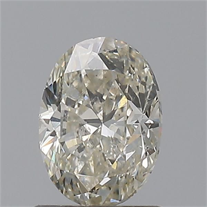 Foto Diamante Natural 1.00 quilates, Ovalado , Color K, claridad SI2 y certificado GIA de