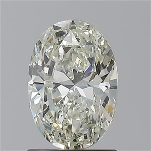 Foto Diamante Natural 1.06 quilates, Ovalado , Color K, claridad SI2 y certificado GIA de