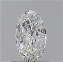 Natural Diamond 0.80 Carats, Oval with  Cut, E Color, VS2 Clarity and Certified by GIA