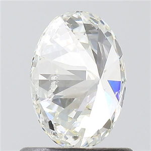 Foto Diamante Natural 0.80 quilates, Ovalado , Color I, claridad SI2 y certificado GIA de