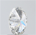 Diamante Natural 0.80 quilates, Ovalado , Color H, claridad I1 y certificado GIA