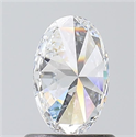 Natural Diamond 0.70 Carats, Oval with  Cut, D Color, VS1 Clarity and Certified by GIA