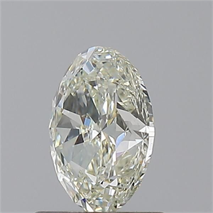 Foto Diamante Natural 0.81 quilates, Ovalado , Color K, claridad VS2 y certificado GIA de