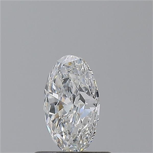 Foto Diamante Natural 0.70 quilates, Ovalado , Color E, claridad SI2 y certificado GIA de