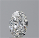 Natural Diamond 0.70 Carats, Oval with  Cut, F Color, SI1 Clarity and Certified by GIA