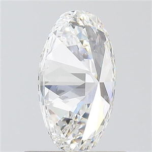 Picture of Natural Diamond 0.70 Carats, Oval with  Cut, F Color, SI1 Clarity and Certified by GIA