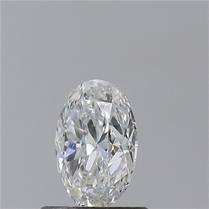 Foto Diamante Natural 0.71 quilates, Ovalado , Color D, claridad SI1 y certificado GIA de