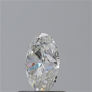 Foto Diamante Natural 0.70 quilates, Ovalado , Color G, claridad SI2 y certificado GIA de