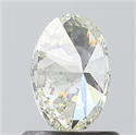 Natural Diamond 0.73 Carats, Oval with  Cut, M Color, SI2 Clarity and Certified by GIA