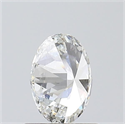 Natural Diamond 0.70 Carats, Oval with  Cut, H Color, SI1 Clarity and Certified by GIA