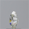 Natural Diamond 0.62 Carats, Oval with  Cut, J Color, VVS2 Clarity and Certified by GIA