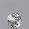 Diamante Natural 0.72 quilates, Redondo , Color E, claridad VVS2 y certificado GIA