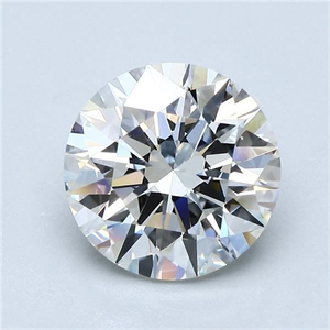 Picture of Natural Diamond 3.31 Carats, Round with Excellent Cut, H Color, VS2 Clarity and Certified by GIA