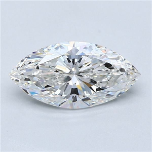 Picture of Natural Diamond 1.54 Carats, Marquise with  Cut, G Color, VVS2 Clarity and Certified by GIA