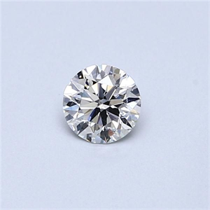 Picture of Natural Diamond 0.41 Carats, Round with Excellent Cut, G Color, SI1 Clarity and Certified by GIA