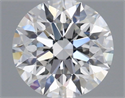 Natural Diamond 1.30 Carats, Round with Excellent Cut, F Color, VVS1 Clarity and Certified by GIA