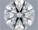 Diamante Natural 0.46 quilates, Redondo , Color J, claridad VVS1 y certificado GIA