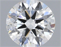Natural Diamond 0.46 Carats, Round with Excellent Cut, G Color, SI1 Clarity and Certified by GIA