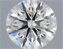 Diamante Natural 0.43 quilates, Redondo , Color I, claridad VVS1 y certificado GIA