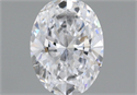 Diamante Natural 0.96 quilates, Ovalado , Color D, claridad VVS1 y certificado GIA