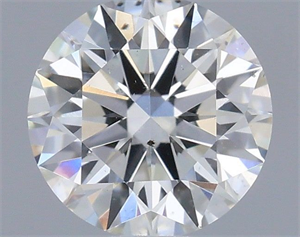 Picture of Natural Diamond 0.40 Carats, Round with Excellent Cut, I Color, SI1 Clarity and Certified by GIA