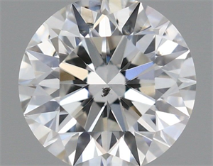 Foto Diamante Natural 0.58 quilates, Redondo , Color H, claridad SI2 y certificado GIA de