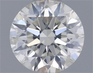 Picture of Natural Diamond 0.47 Carats, Round with Excellent Cut, J Color, SI1 Clarity and Certified by GIA