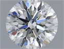 Diamante Natural 0.60 quilates, Redondo , Color I, claridad VS2 y certificado GIA