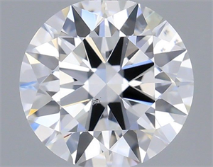 Foto Diamante Natural 0.45 quilates, Redondo , Color E, claridad SI1 y certificado GIA de