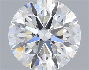 Picture of Natural Diamond 0.40 Carats, Round with Excellent Cut, H Color, VS1 Clarity and Certified by GIA
