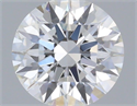 Diamante Natural 0.50 quilates, Redondo , Color F, claridad VVS2 y certificado GIA