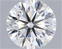 Natural Diamond 0.50 Carats, Round with Very Good Cut, F Color, VS1 Clarity and Certified by GIA