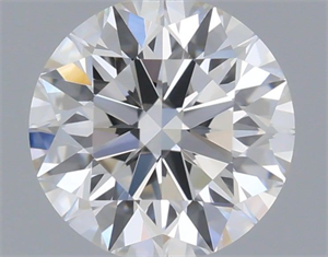 Picture of Natural Diamond 0.50 Carats, Round with Excellent Cut, H Color, VVS1 Clarity and Certified by GIA