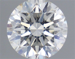 Picture of Natural Diamond 0.70 Carats, Round with Very Good Cut, I Color, VVS2 Clarity and Certified by GIA