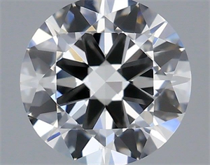 Picture of Natural Diamond 0.40 Carats, Round with Very Good Cut, I Color, VVS1 Clarity and Certified by GIA
