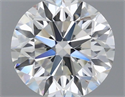 Natural Diamond 0.72 Carats, Round with Very Good Cut, I Color, VVS1 Clarity and Certified by GIA