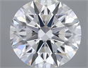 Diamante Natural 0.45 quilates, Redondo , Color H, claridad VVS1 y certificado GIA