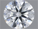 Diamante Natural 0.58 quilates, Redondo , Color I, claridad VVS1 y certificado GIA