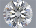 Diamante Natural 0.71 quilates, Redondo , Color I, claridad VVS1 y certificado GIA