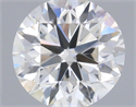 Diamante Natural 0.50 quilates, Redondo , Color H, claridad VVS2 y certificado GIA