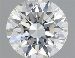 Foto Diamante Natural 0.51 quilates, Redondo , Color H, claridad VVS2 y certificado GIA de