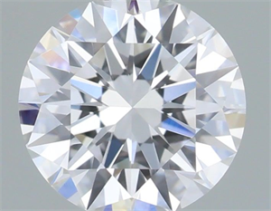 Foto Diamante Natural 0.44 quilates, Redondo , Color F, claridad VS1 y certificado GIA de