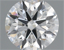 Natural Diamond 0.43 Carats, Round with Excellent Cut, H Color, VVS1 Clarity and Certified by GIA