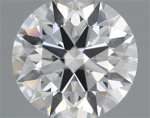 Picture of Natural Diamond 0.43 Carats, Round with Excellent Cut, H Color, VVS1 Clarity and Certified by GIA