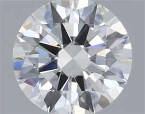 Picture of Natural Diamond 0.40 Carats, Round with Excellent Cut, H Color, VVS1 Clarity and Certified by GIA